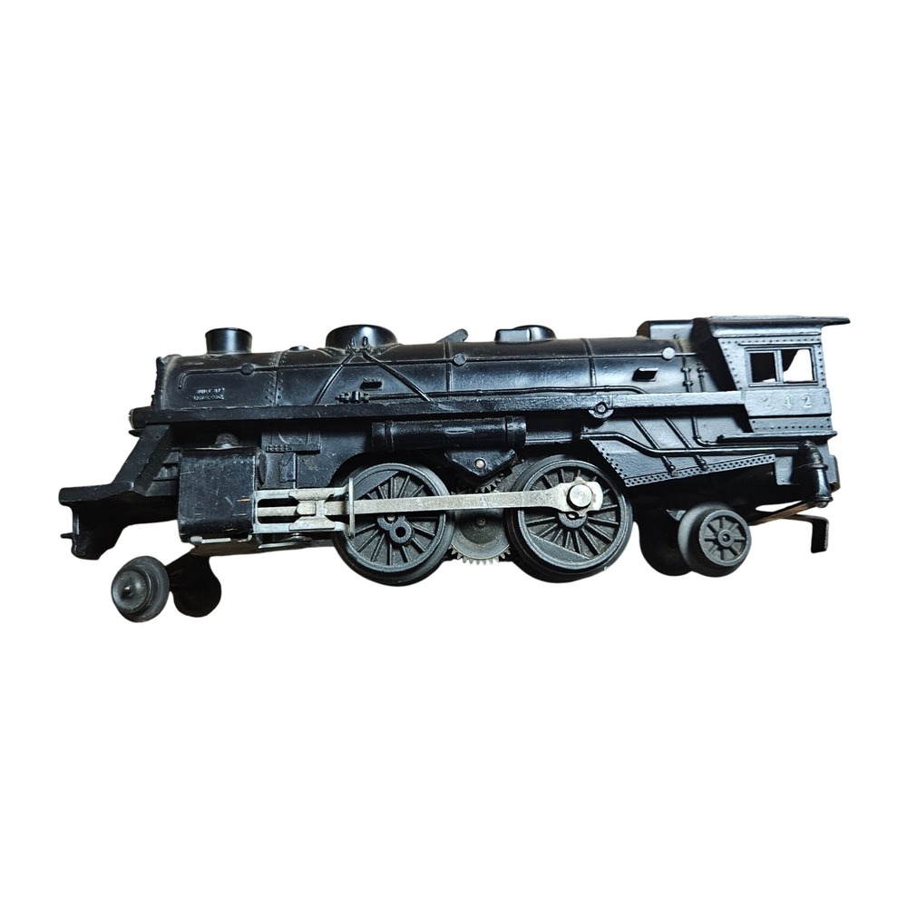 Vintage 1960s Lionel 242 Steam Locomotive O Gauge Train Engine Black Lionel Corp